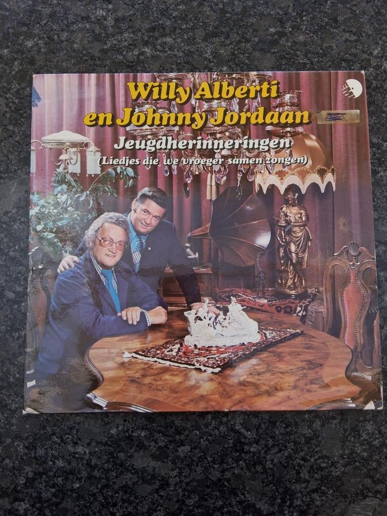 Willy Alberti en Johnny Jordaan - Jeugdherinneringen LP, Cd's en Dvd's, Vinyl | Nederlandstalig, Gebruikt, Ophalen of Verzenden