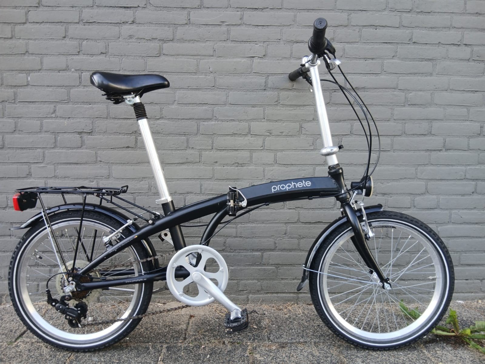 Z.G.A.N Prophete vouwfiets met 7 versnellingen, 20 inch of meer, Versnellingen, Zo goed als nieuw, Totaal opvouwbaar