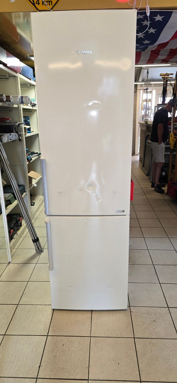 Zgan Bosch koelvriescombinatie A+++ met garantie, Witgoed en Apparatuur, Koelkasten en IJskasten, Ophalen, 200 liter of meer, Met aparte vriezer