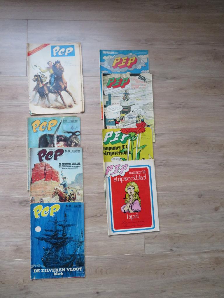 Pep 1968 + 1974, Eén stripboek, Ophalen of Verzenden, Gelezen