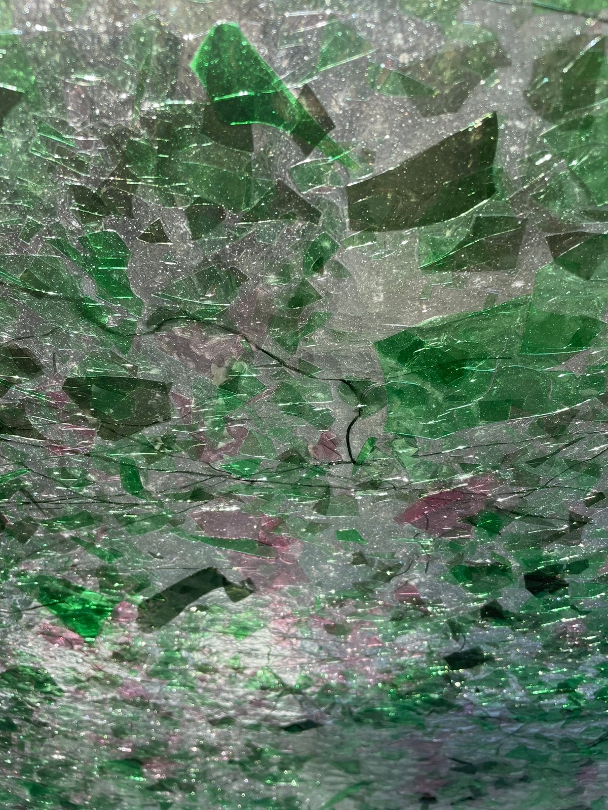 Tiffany of fuse glas 60 x60, Ophalen, Nieuw