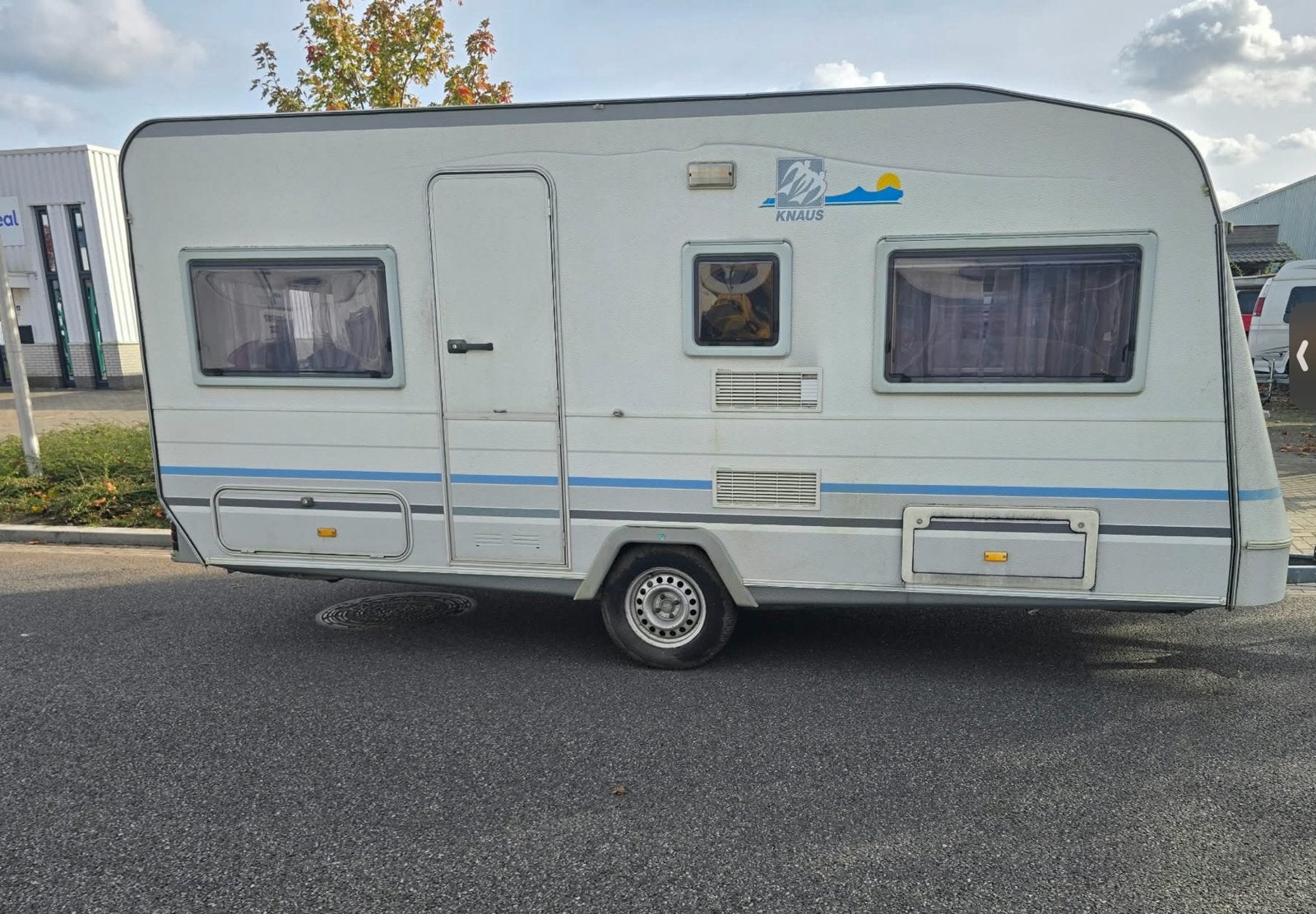Knaus azur  4.5 mt  1995, Rondzit, Particulier, Luifel, Knaus