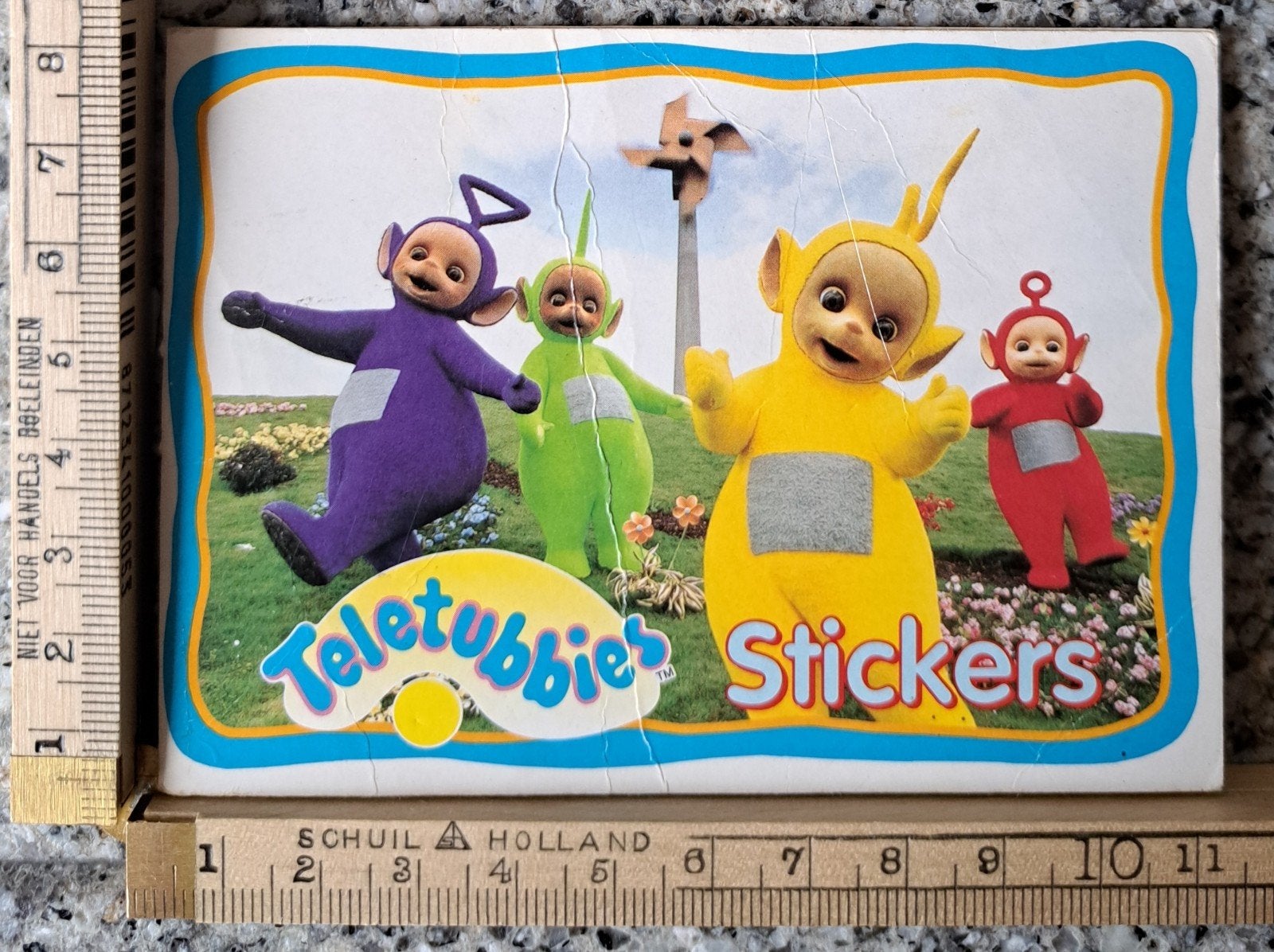 Vintage sticker boekje Teletubbies Introduct Holland product, Ophalen of Verzenden, Zo goed als nieuw