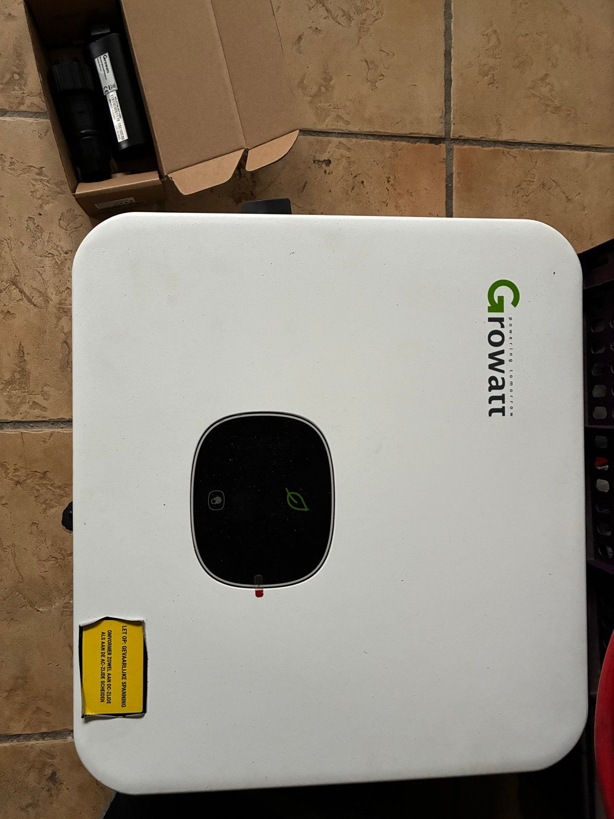 Growatt MOD 8000TL3-X PV Grid inverter, Ophalen of Verzenden, Zo goed als nieuw, Compleet systeem, 200 wattpiek of meer
