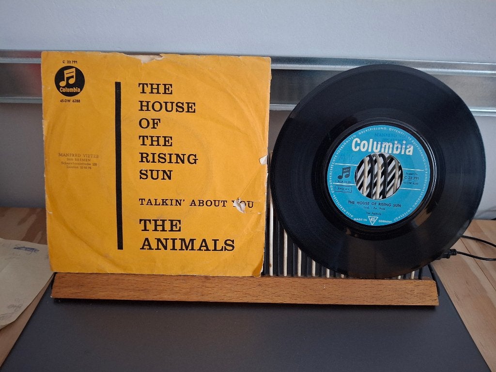Animals-The house of the rising sun(989) 4 euro vaste prijs, Cd's en Dvd's, Ophalen of Verzenden, Zo goed als nieuw, 7 inch, Pop