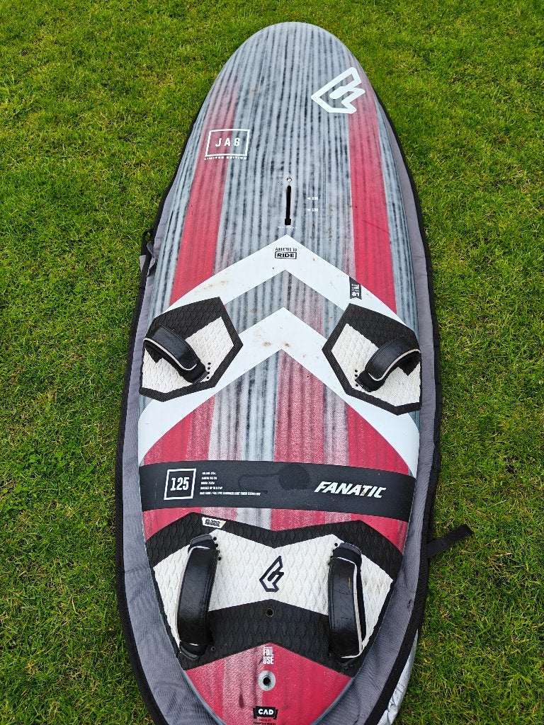 Fanatic Jag 125 2019, Watersport en Boten, Windsurfen, Ophalen, Gebruikt, Minder dan 250 cm, Met draagtas