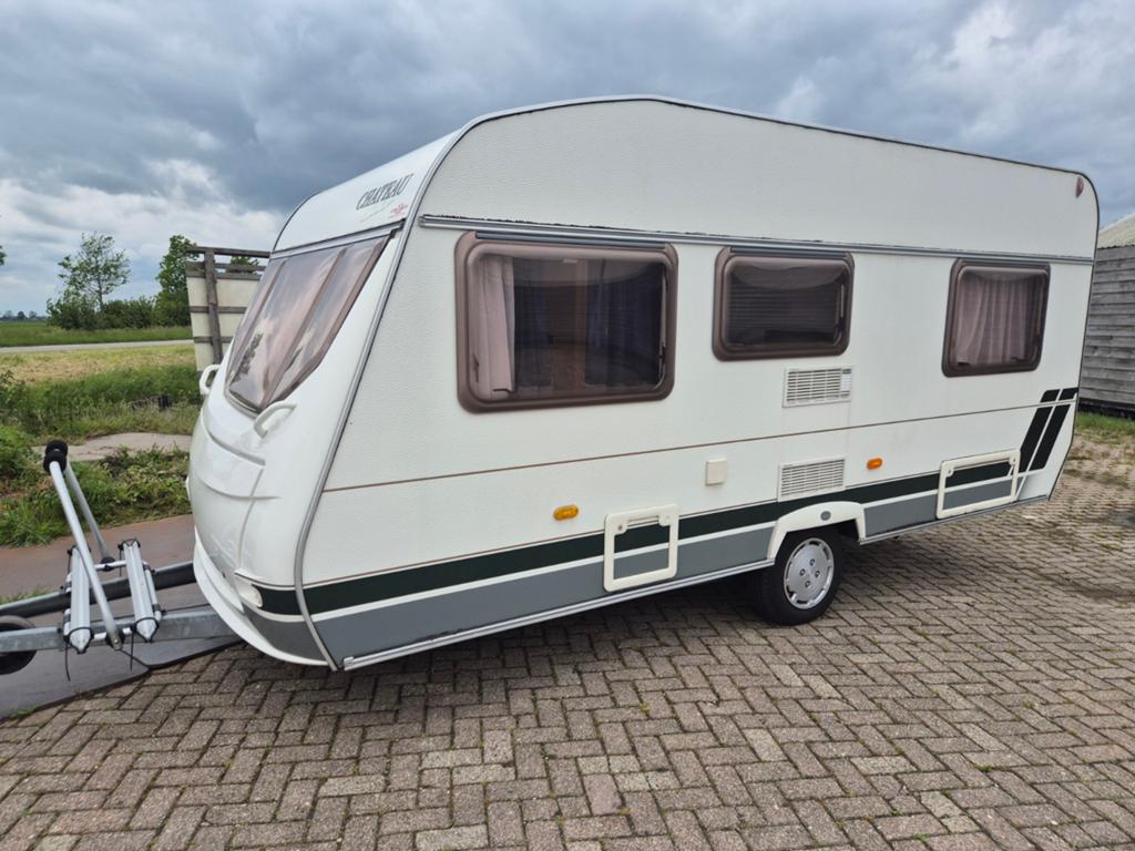 Chateau 450  FHU Fransbed,Rondzit,Voortent,Fietsendrage, Caravans en Kamperen, Caravans, Chateau, Omvormbare zithoek, Rondzit