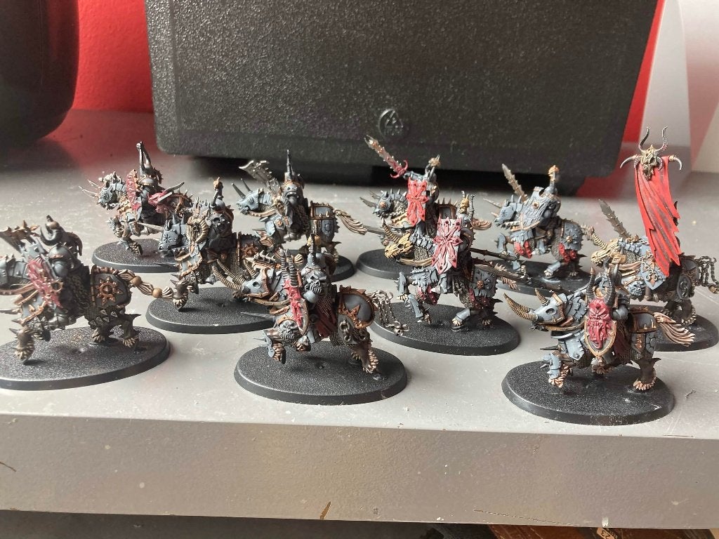 Warhammer Old Chaos Knights (Old World), Gebruikt, Figuurtje(s), Warhammer, Ophalen of Verzenden