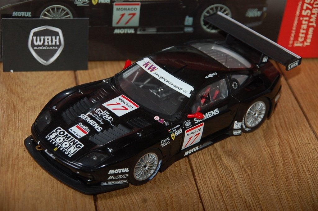 1:18 FERRARI 575 GTC DONINGTON #17 Kyosho WRH, Verzenden, Zo goed als nieuw, Auto, Kyosho