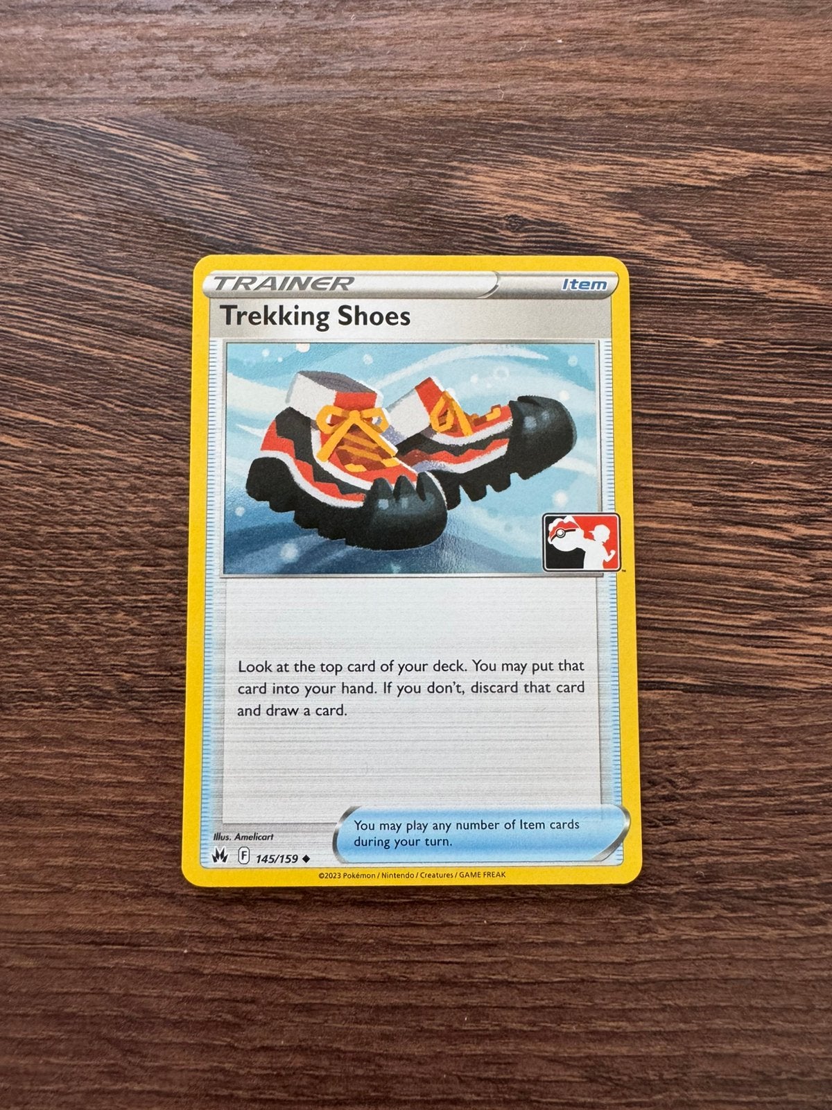 Trekking Shoes (CRZ 145) Play! Pokémon Prize Pack Series, Ophalen of Verzenden, Zo goed als nieuw