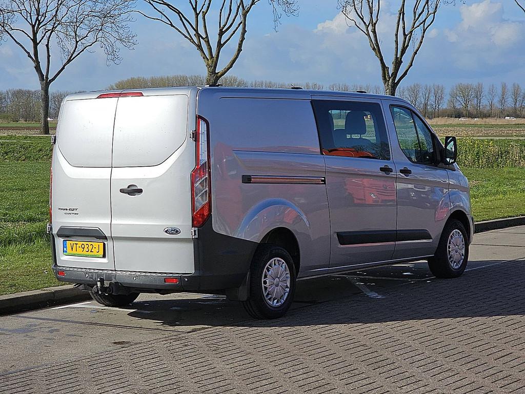 FORD TRANSIT CUSTOM ac dubbel cabine 6p, Voorwielaandrijving, Euro 5, 125 pk, Gebruikt
