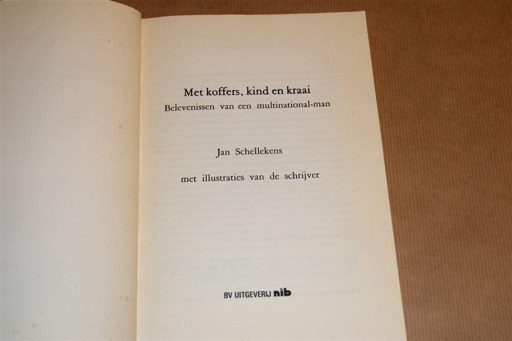 Met Koffers, Kind en Kraai — Jan Schellekens, Boeken, Ophalen of Verzenden, Gelezen