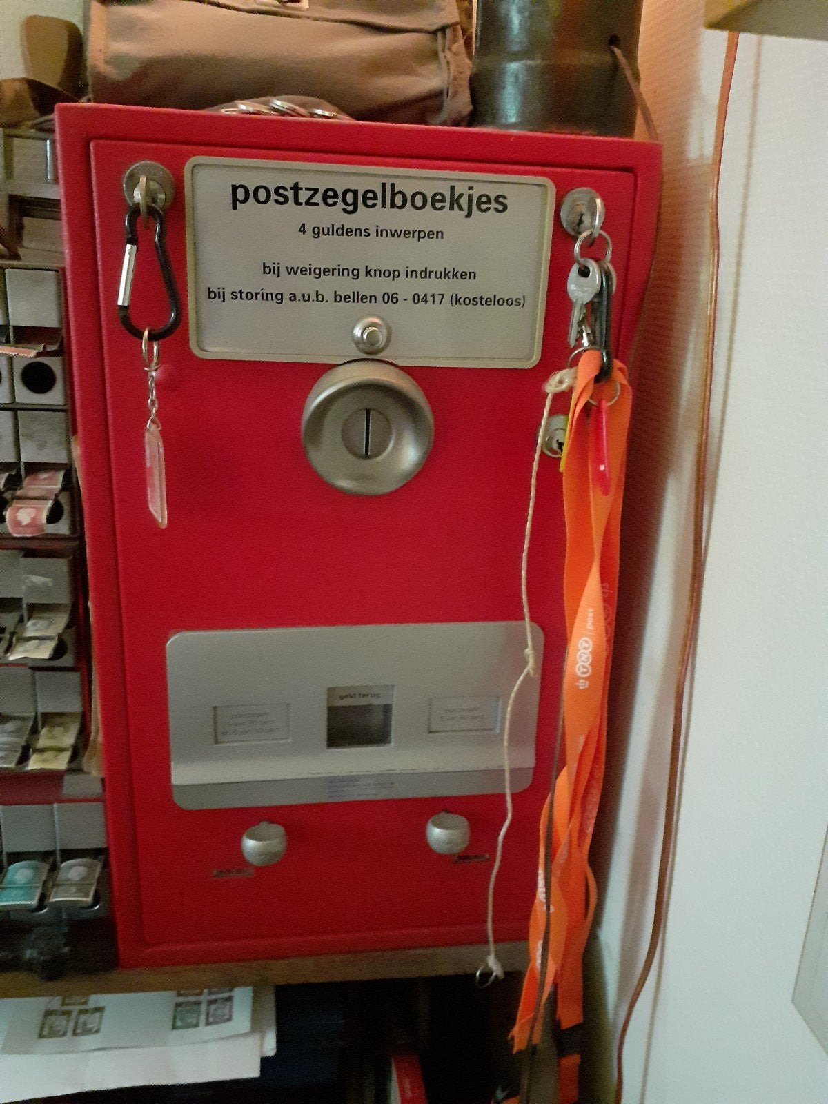 PTT Postzegelautomaat - Werkt op guldens, Ophalen of Verzenden