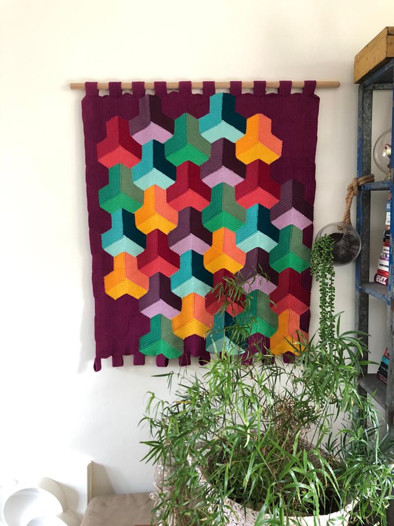 Indrukwekkende eyecatcher dit XL Popart WANDKLEED 1.10 M, Ophalen, Gebruikt, 110 cm, 90 cm