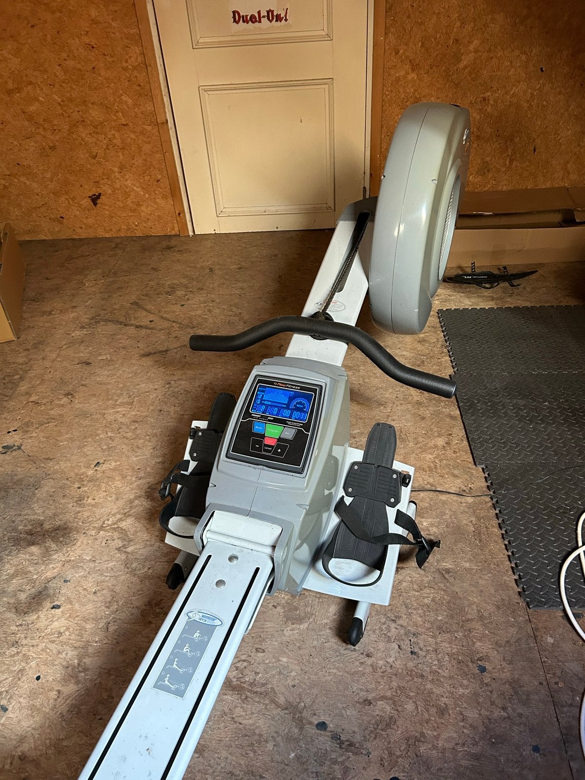 Flow Fitness Roeitrainer TRANSIT RTX800 roei roeien, Ophalen, Armen, Zo goed als nieuw, Metaal