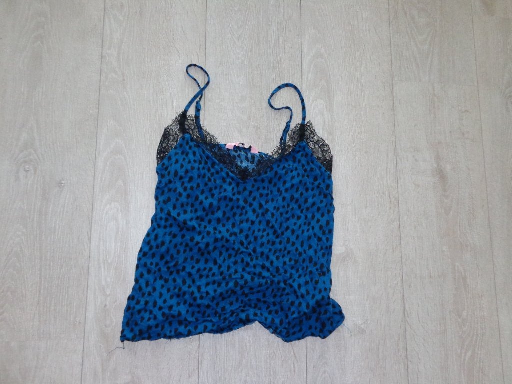 petrolkleur damestop van Hunkemoller, maat S, Blauw, Ophalen of Verzenden, Gedragen, Maat 36 (S)