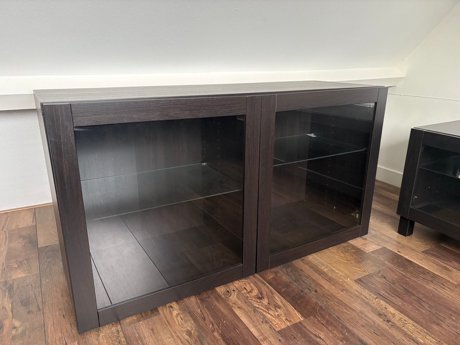 3 Ikea vitrinekasten/tvmeubel met glas, Huis en Inrichting, Ophalen, 50 tot 100 cm, Minder dan 100 cm, 25 tot 50 cm