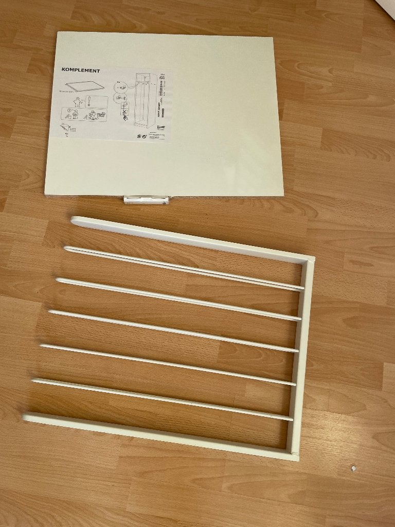 IKEA plank en broekhouder, Ophalen, Minder dan 25 mm, Nieuw, Plank