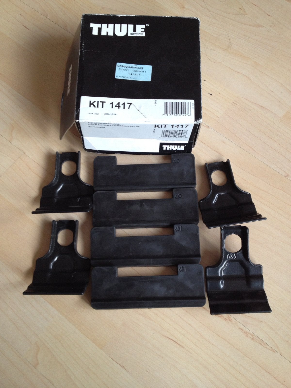Thule Kit 1417 voor dakdragers, Auto diversen, Dakdragers, Gebruikt, Ophalen
