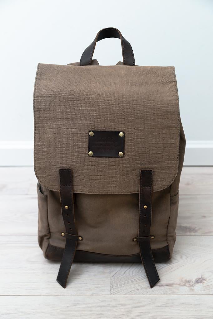 O My Bag - Canvas & Leer / Mau Backpack, Sieraden, Tassen en Uiterlijk, Ophalen of Verzenden, Bruin, Overige typen