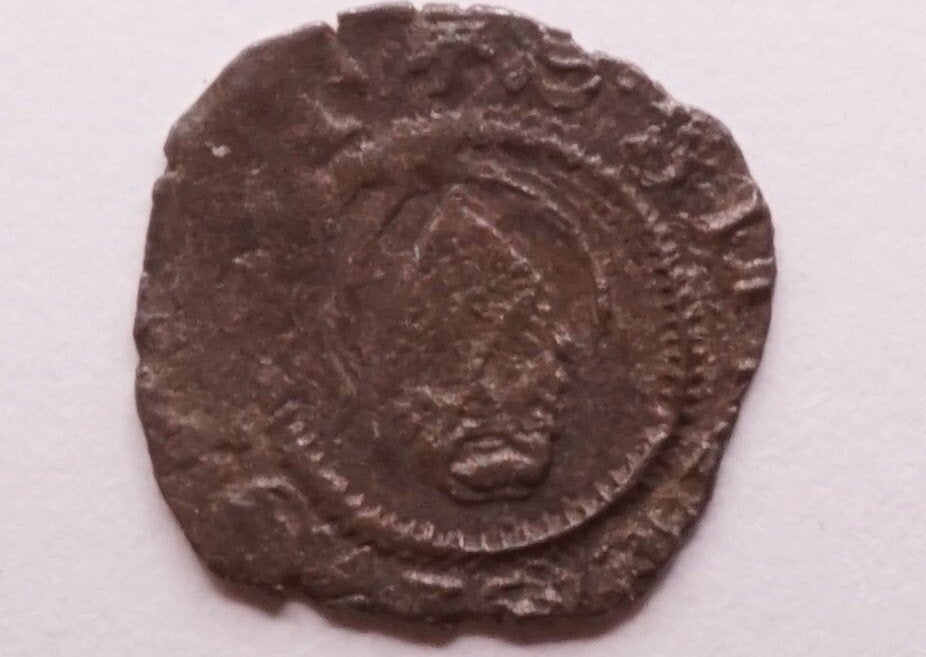 Denaro 1447 tot 1450, Milaan, Ambrosiaanse Republiek, Ophalen of Verzenden, Italië, Losse munt