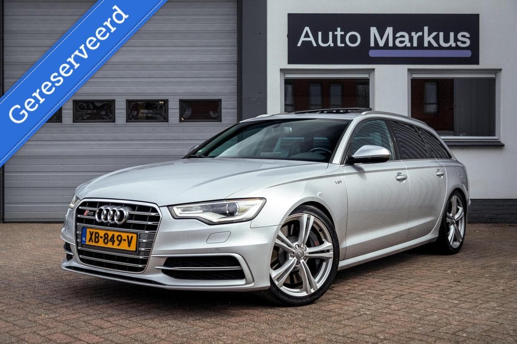 Audi S6 Avant 4.0 TFSI quattro Pano|Soft-Close|RS Zetels|360, Auto's, Audi, Automaat, Euro 5, Gebruikt, 8 cilinders