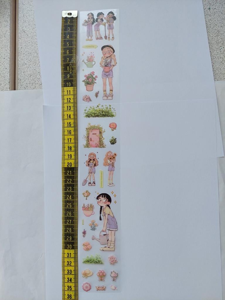 1 Loop pettape Flowers, Ophalen, Nieuw, Versiering of Embellishment