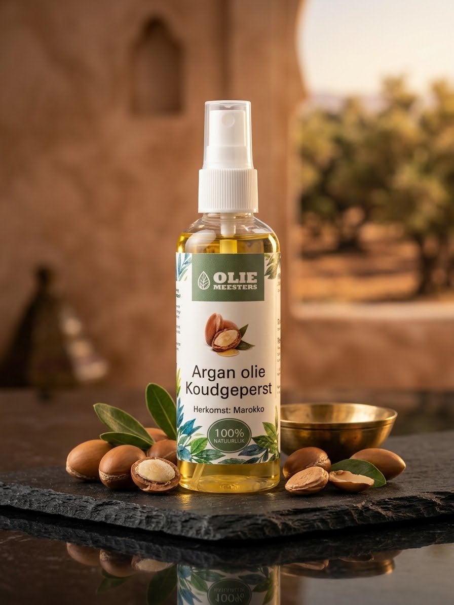 Argan oilie koudgeperst 100% natuurlijk, Ophalen of Verzenden, Nieuw, Bodylotion, Crème of Olie
