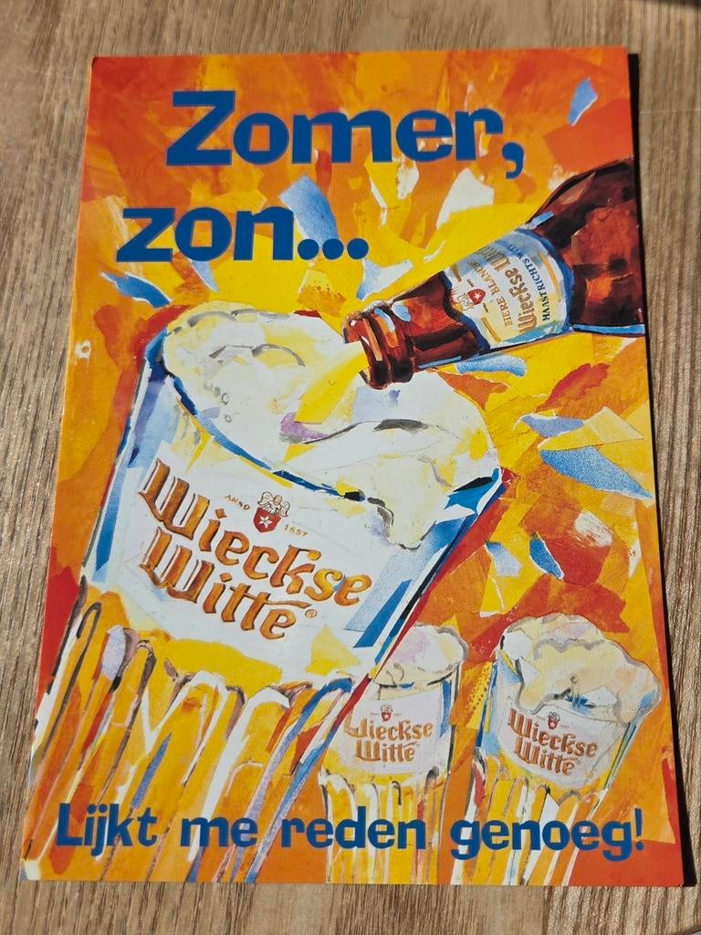 Wieckse Witte - Bier, Verzenden, 1980 tot heden, Ongelopen, Overige thema's