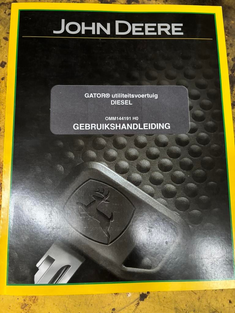 John deere handleiding gator diesel, Ophalen of Verzenden