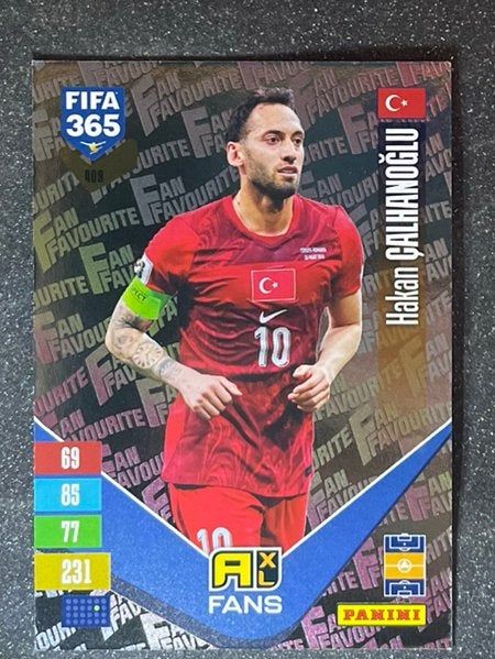 Panini Fifa365 2027   FANS’ FAVOURITE   ÇALHANOĞLU  TÜRKIYE, Verzenden, Zo goed als nieuw, Plaatje