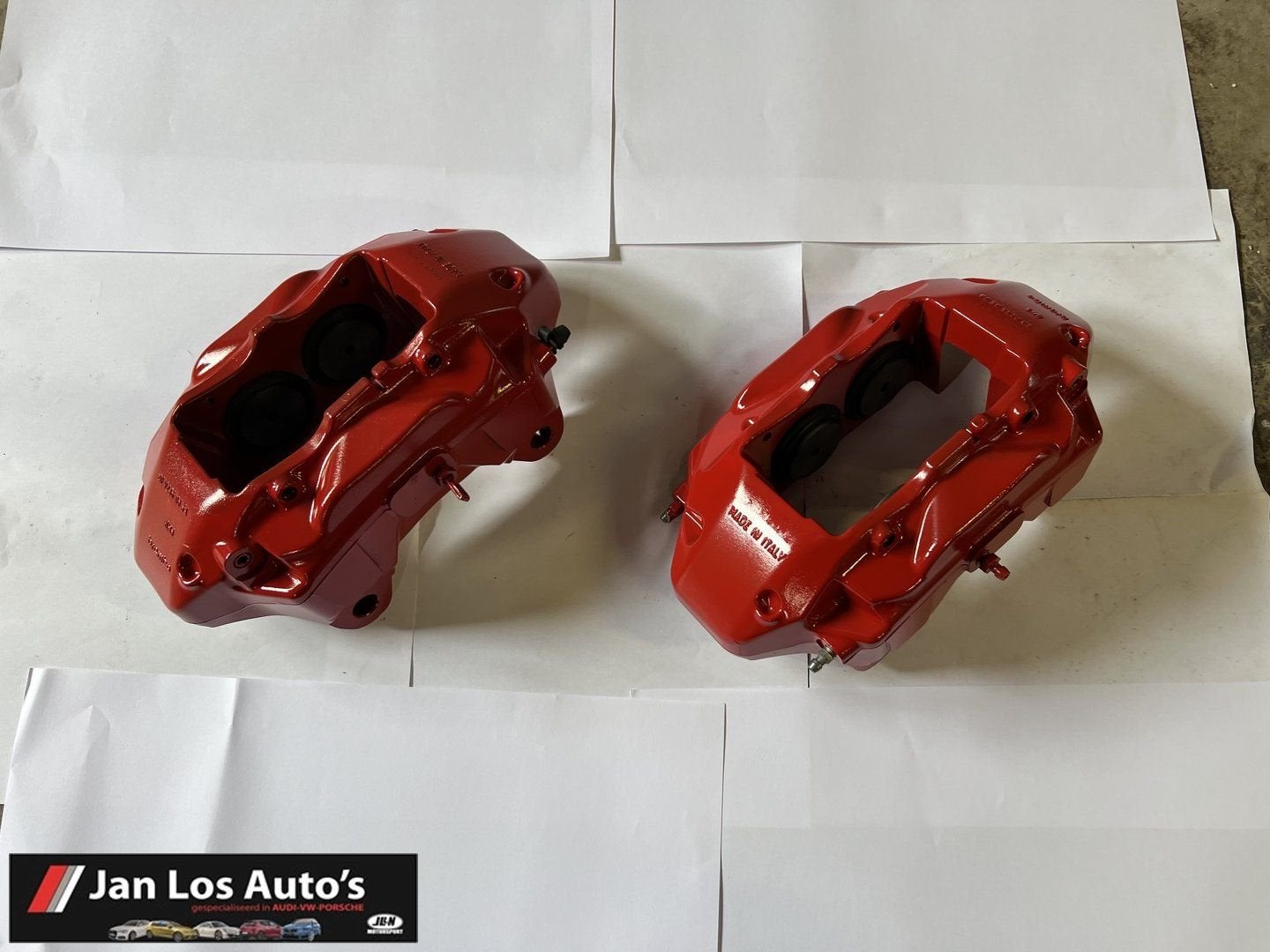 Porsche Cayenne Brembo remklauwset  voor  4 pots, Auto-onderdelen, Gebruikt, Porsche, -, Ophalen of Verzenden