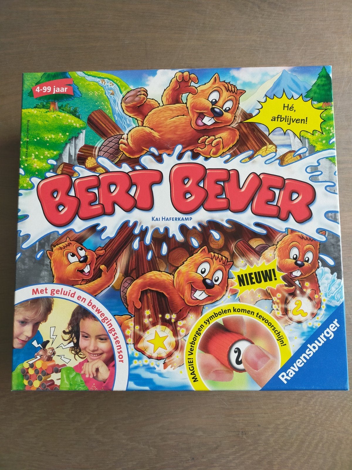 Bert Bever: Spannend behendigheidsspel voor 4-99 jaar, Een of twee spelers, Ophalen of Verzenden, Gebruikt, Ravensburger