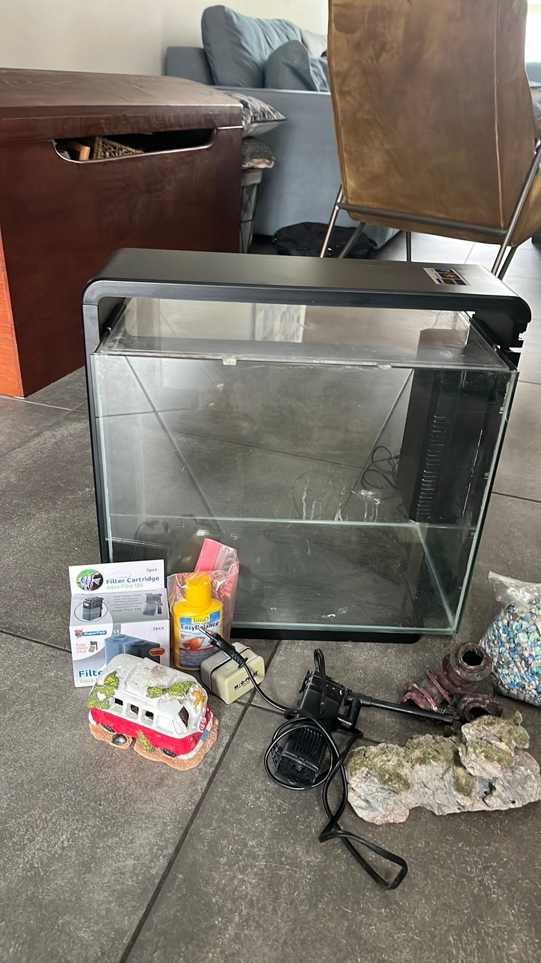 Aquarium Home 40 superfish, Ophalen of Verzenden, Zo goed als nieuw, Leeg aquarium