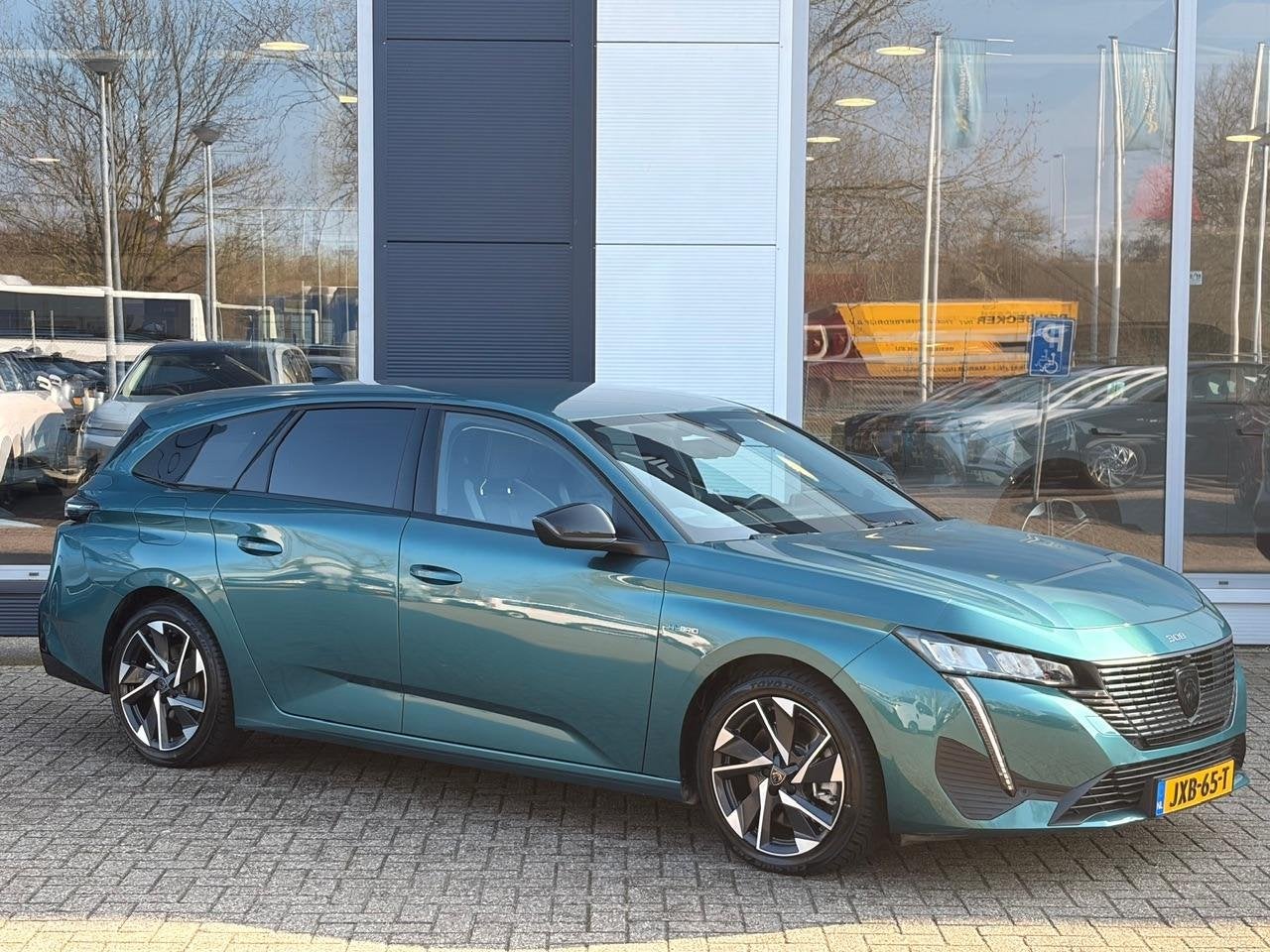 Peugeot 308 Sw 1.6 HYbrid 180pk e-EAT8 Allure Pack Business, Auto's, Stof, Gebruikt, 150 pk, Plug-in hybride