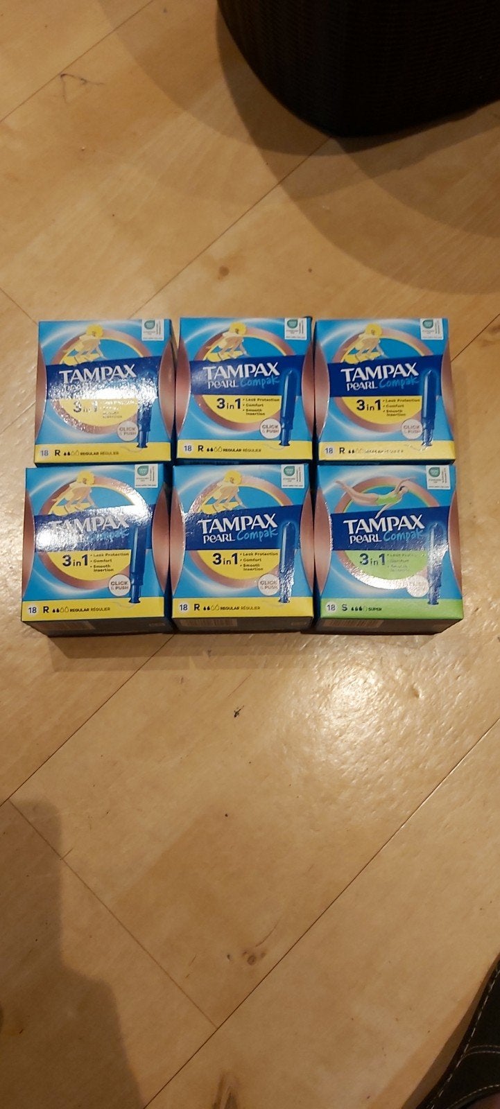 Tampax  tampon met inbrenghuls 6 dichte pakken, Ophalen