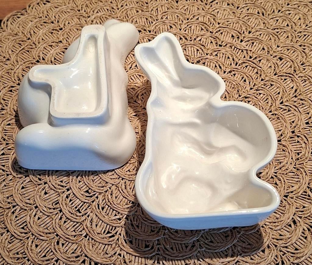 Puddingvorm haasje, 14 cm, Antiek en Kunst, Ophalen of Verzenden
