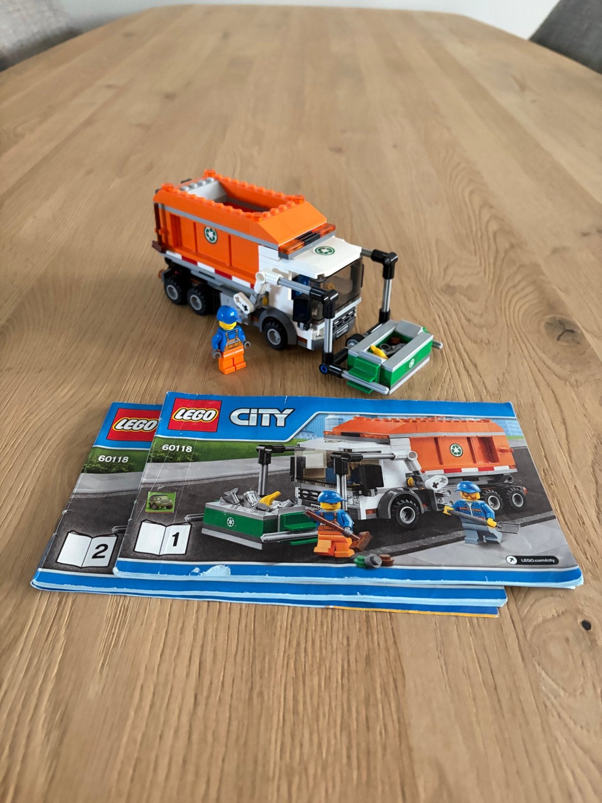 LEGO City 60118 Vuilniswagen, Kinderen en Baby's, City, Lego, Ophalen of Verzenden, Zo goed als nieuw