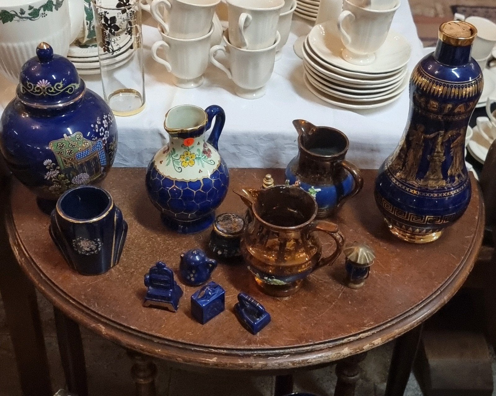 Limoges Stijl Porselein Collectie - Diverse Stukken, Antiek en Kunst, Ophalen of Verzenden