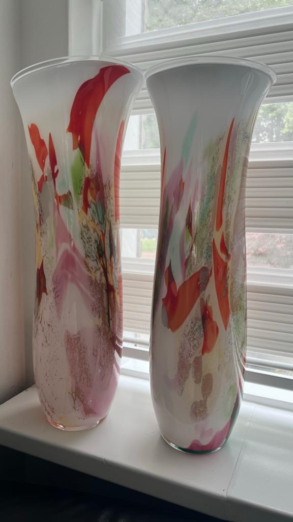 Vazen van Fidrio, Huis en Inrichting, Ophalen, Overige kleuren, Minder dan 50 cm, Glas