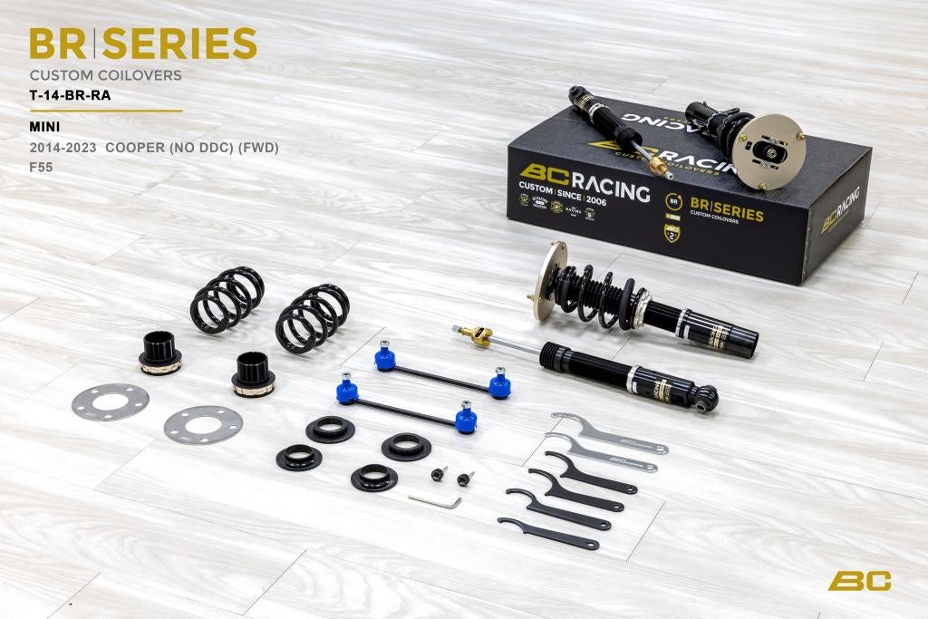 BC Racing schroefset verlaging - Mini Cooper F55 14-23, Ophalen of Verzenden