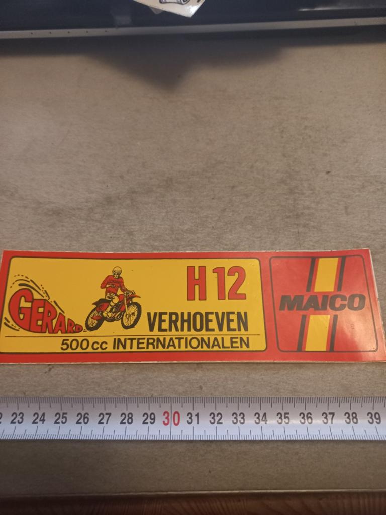 G verhoeven 500cc int h12 maico, Ophalen of Verzenden, Zo goed als nieuw