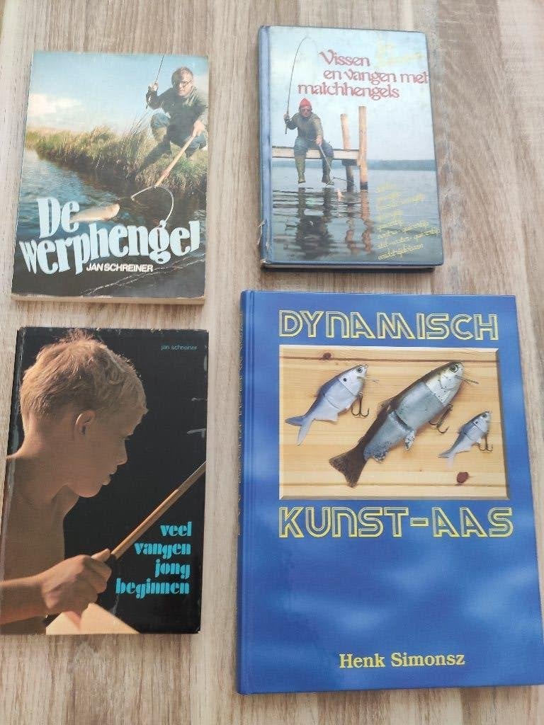 Hengelsportboeken Schreiner / Simonz.  5 euro per stuk., Watersport en Boten, Hengelsport | Algemeen, Gebruikt, Boek of Tijdschrift