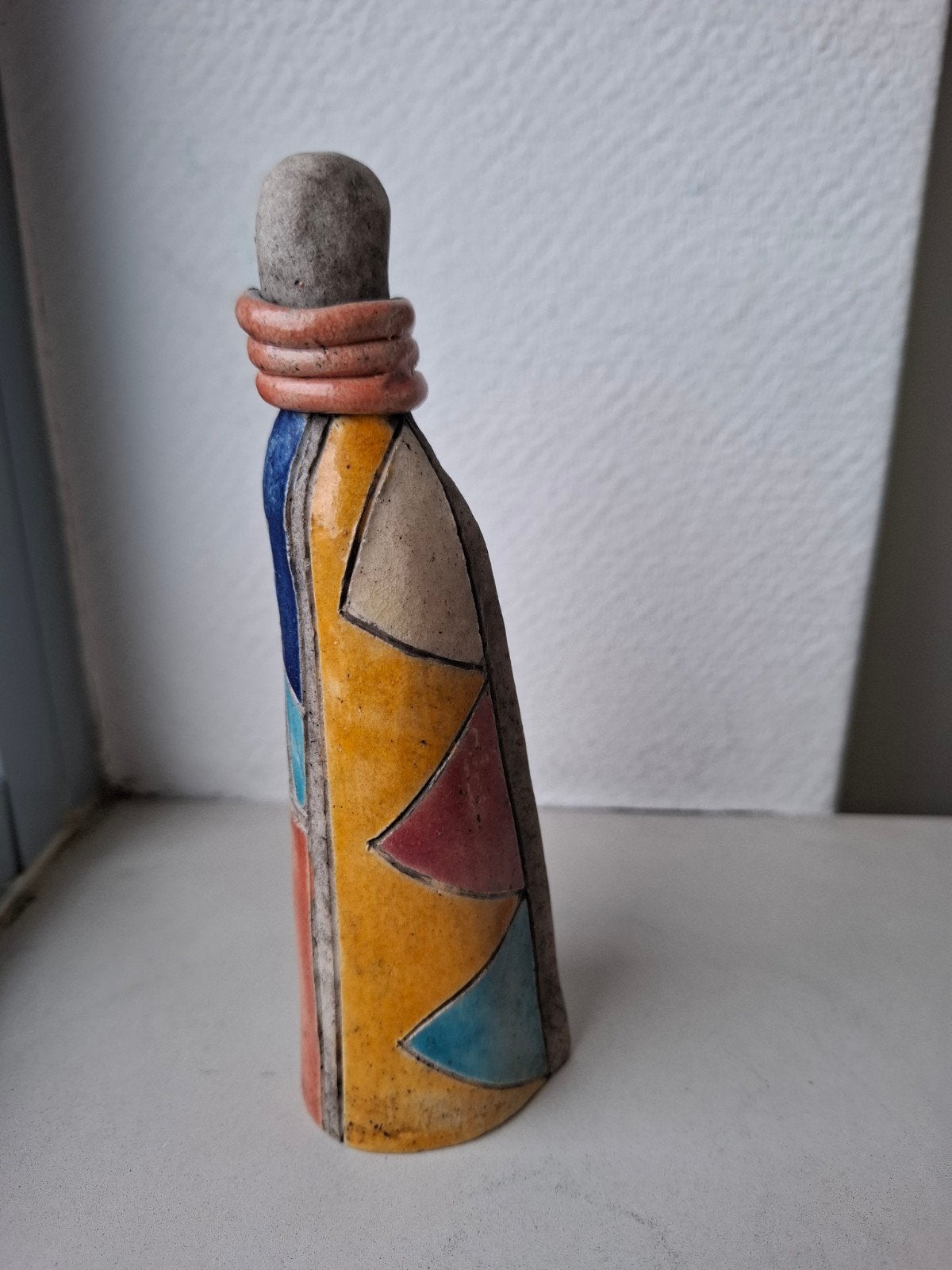 Zuid Afrikaans Raku keramiekbeeldje, Ophalen of Verzenden