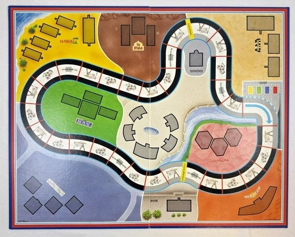 MB Hotel bordspel gezelschapsspel vintage grote doos, Coolsingel 104, 3011 AG Rotterdam, Netherlands, MB Spellen, Verzenden, Een of twee spelers