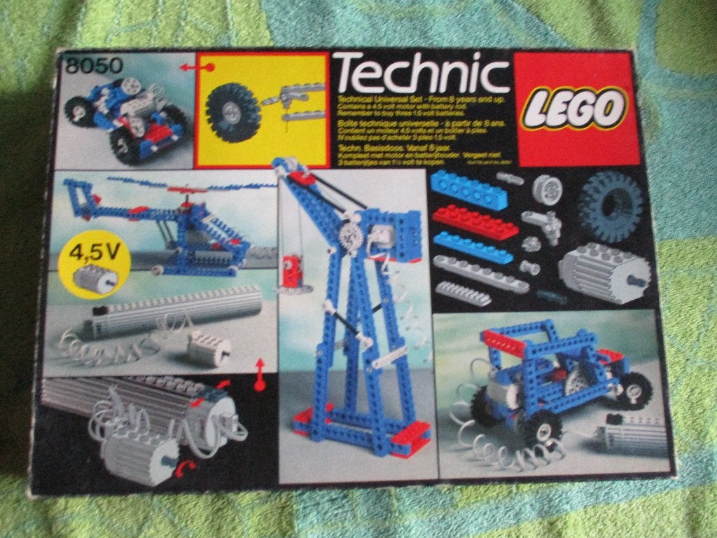 lego technic 8050 Universele bouwset, Ophalen of Verzenden, Zo goed als nieuw, Complete set, Lego
