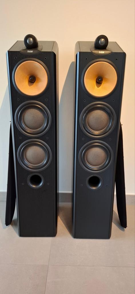 B&W CDM 9-NT Black Ash speakers Nautilus Technology, Ophalen, Zo goed als nieuw, Bowers & Wilkins (B&W), 120 watt of meer