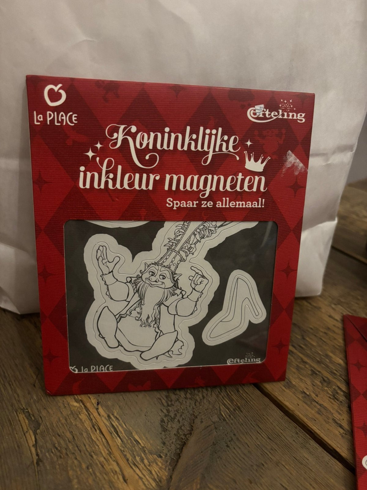 Efteling & La Place – "Koninklijke inkleur magneten 5€, Verzamelen, Ophalen of Verzenden, Nieuw, Overige typen