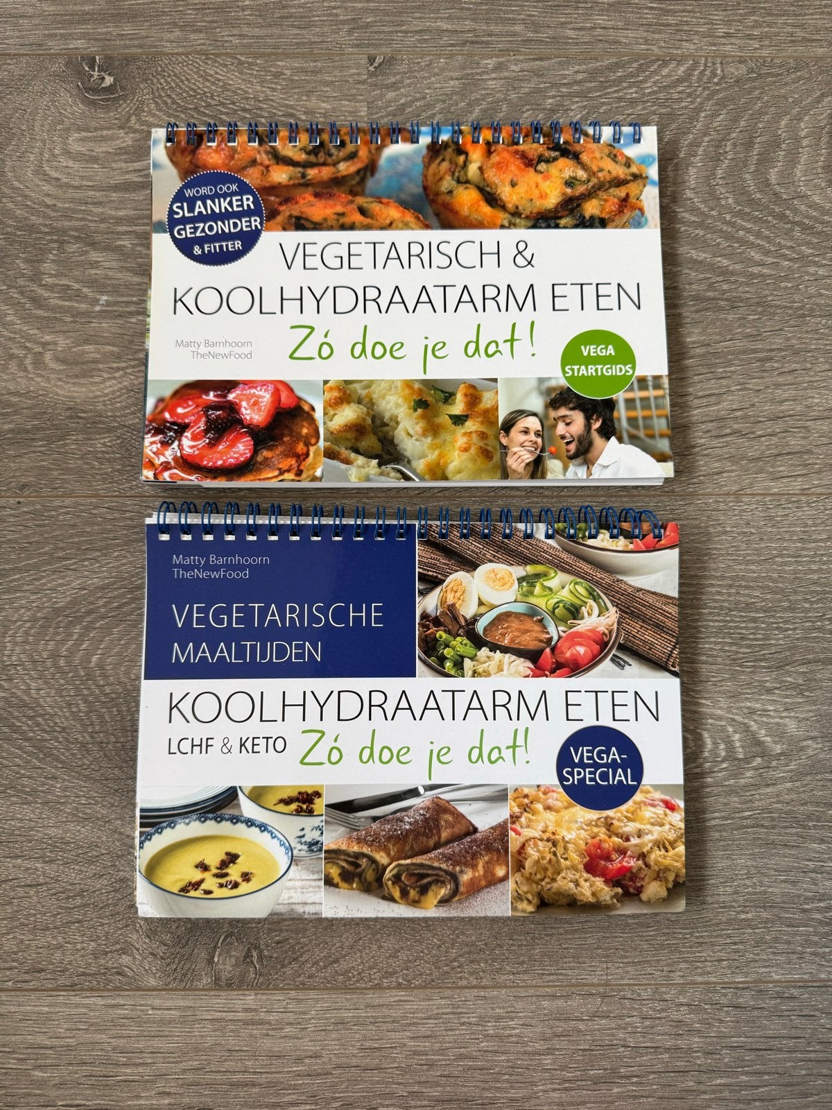Vegetarisch & Koolhydraatarm Eten - 2 Kookboeken, Boeken, Ophalen of Verzenden, Zo goed als nieuw