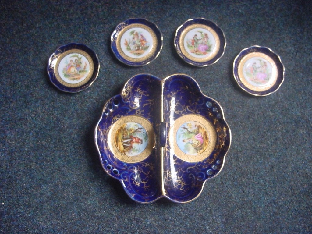 porselein petit four, Antiek en Kunst, Ophalen of Verzenden